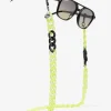 D.Franklin Link Chain Yellow / Black|Damen Brillen-Zubehör|Brillenketten