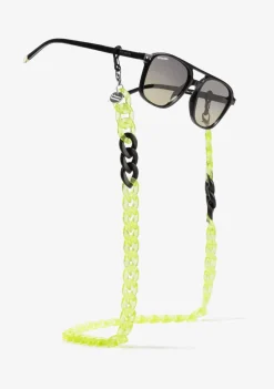 D.Franklin Link Chain Yellow / Black|Damen Brillen-Zubehör|Brillenketten