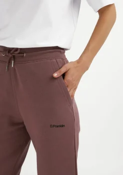 D.Franklin Logo Jogger Coffee / Black|Damen Hosen|Hosen