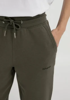 D.Franklin Logo Jogger Khaki / Black|Damen Hosen|Hosen
