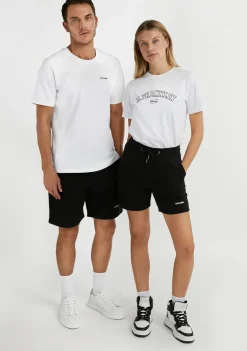 D.Franklin Logo Jogger Shorts Black / White|Damen Hosen|Hosen