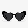 D.Franklin Love Heart Black / Black|Damen Cat Eye Sonnenbrillen