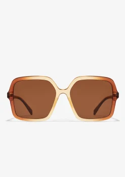 D.Franklin Margot Gradient Brown / Brown|Damen Eckige Sonnenbrillen