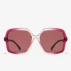 D.Franklin Margot Gradient Wine / Wine|Damen Eckige Sonnenbrillen