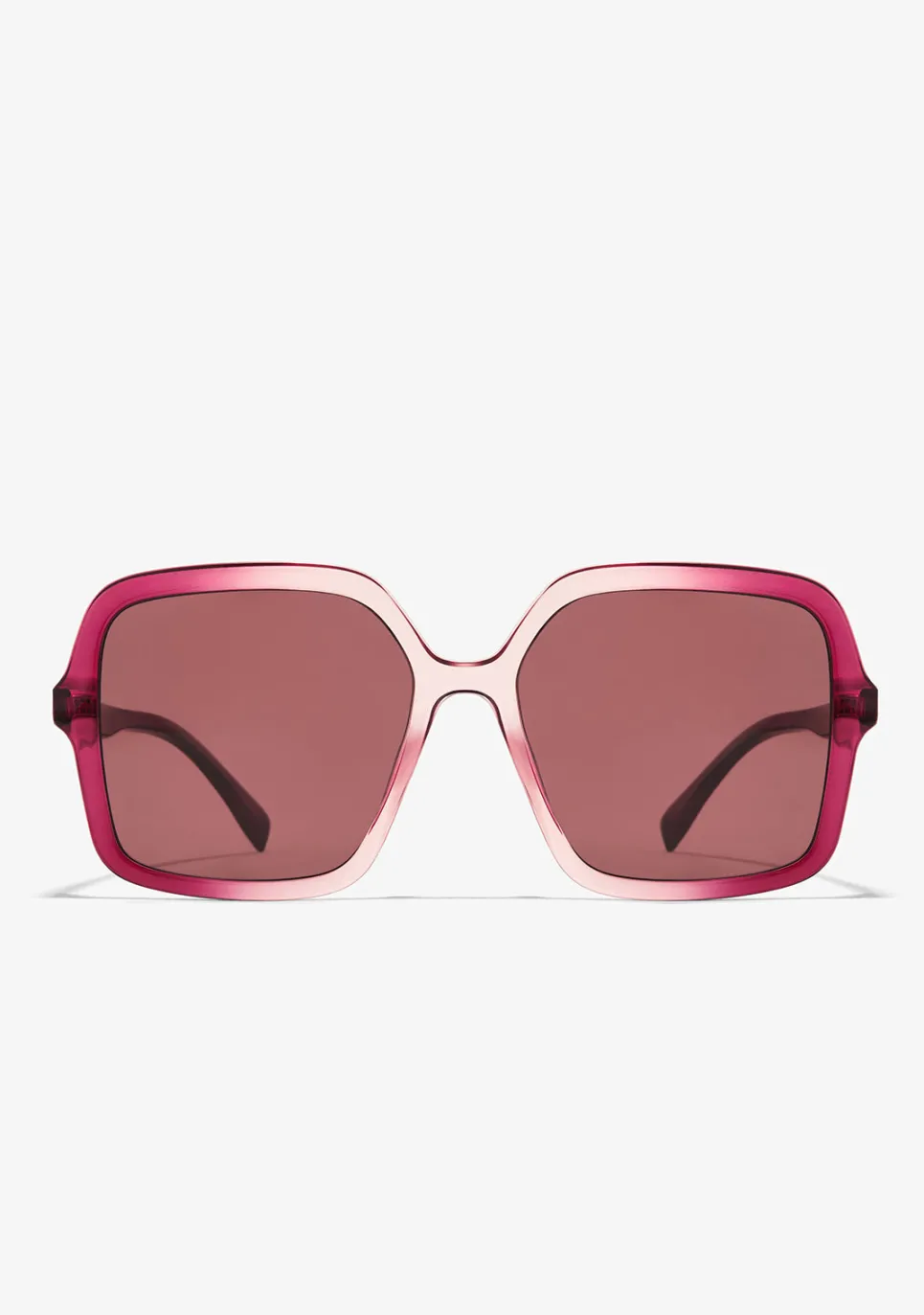 D.Franklin Margot Gradient Wine / Wine|Damen Eckige Sonnenbrillen