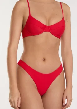 D.Franklin Masha Top + Ava Bottom Chili Red Bikini|Damen Bikinis Und Einteiler
