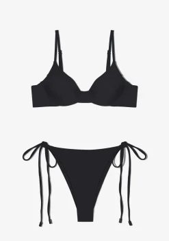 D.Franklin Masha Top + Lilo Bottom Black Bikini|Damen Bikinis Und Einteiler