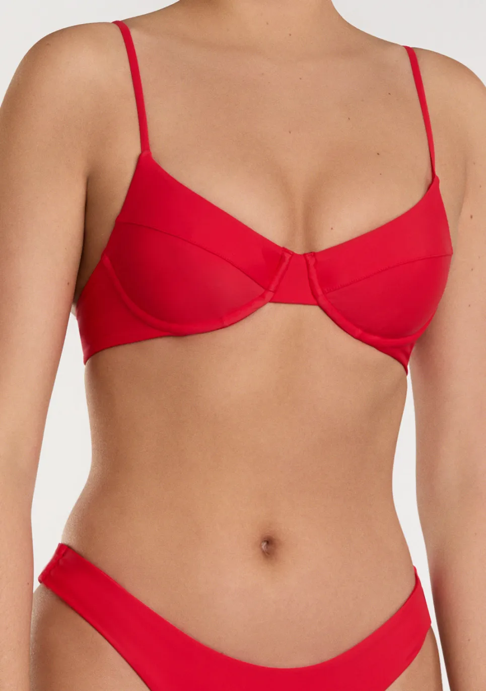 D.Franklin Masha Top Chili Red|Damen Bikinis Und Einteiler