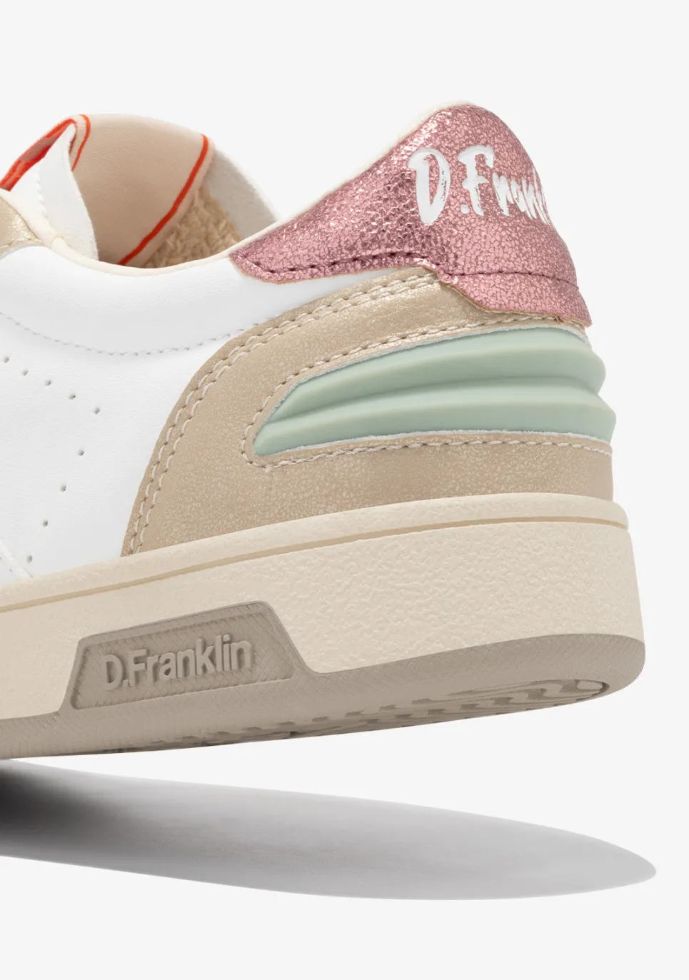 D.Franklin Match Skate Sneakers Gold / White|Damen Sneakers