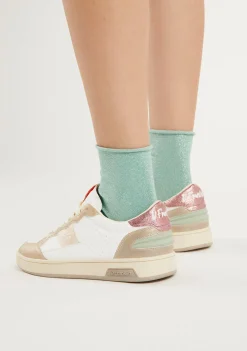 D.Franklin Match Skate Sneakers Gold / White|Damen Sneakers