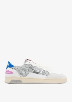D.Franklin Match Skate Sneakers Silver|Damen Sneakers
