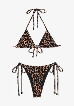 D.Franklin Meli Top + Lilo Bottom Leopard Bikini|Damen Bikinis Und Einteiler