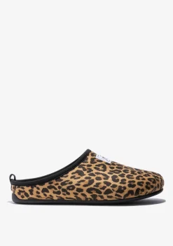 D.Franklin Mercredy Slipper Leopard|Damen Hausschuhe