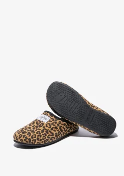 D.Franklin Mercredy Slipper Leopard|Damen Hausschuhe