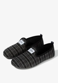 D.Franklin Mercredy Slipper Gran Checker Grey|Herren Hausschuhe