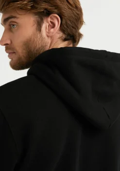 D.Franklin Mid Logo Hoodie Black / White|Damen Sweatshirts|Sweatshirts