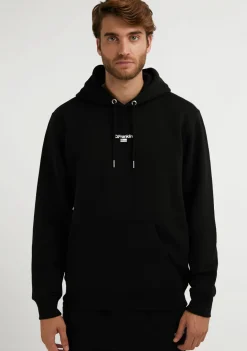 D.Franklin Mid Logo Hoodie Black / White|Damen Sweatshirts|Sweatshirts