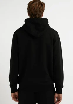 D.Franklin Mid Logo Hoodie Black / White|Damen Sweatshirts|Sweatshirts