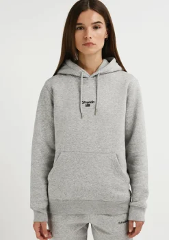 D.Franklin Mid Logo Hoodie Grey / Black|Damen Sweatshirts|Sweatshirts