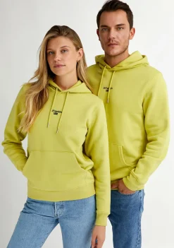 D.Franklin Mid Logo Hoodie Linded Green / Black|Damen Sweatshirts|Sweatshirts