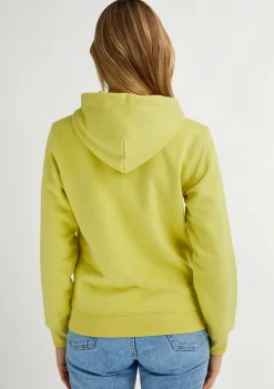 D.Franklin Mid Logo Hoodie Linded Green / Black|Damen Sweatshirts|Sweatshirts