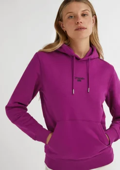 D.Franklin Mid Logo Hoodie Orchid / Black|Damen Sweatshirts