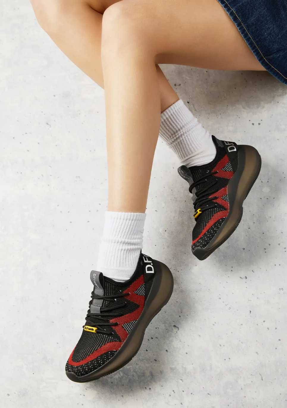 D.Franklin Mimetic V.2 Black / Red|Damen Sneakers|Sneakers
