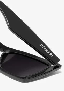 D.Franklin Monaco Black / Black|Damen Cat Eye Sonnenbrillen