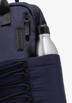 D.Franklin Multi-Pocket Nylon Backpack Navy|Damen Rucksäcke|Backpack