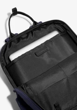 D.Franklin Multi-Pocket Nylon Backpack Navy|Damen Rucksäcke|Backpack