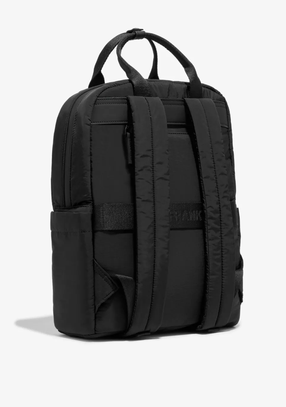 D.Franklin Multi-Pocket Nylon Backpack Black + Custom Set Lime|Damen Rucksäcke|Backpack