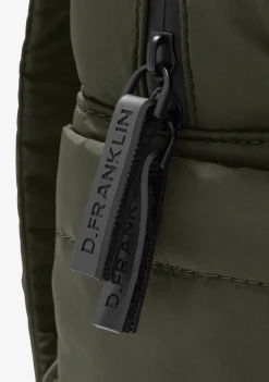 D.Franklin Multi-Pocket Nylon Backpack Green|Damen Rucksäcke|Backpack