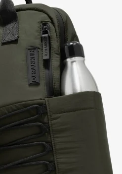 D.Franklin Multi-Pocket Nylon Backpack Green|Damen Rucksäcke|Backpack