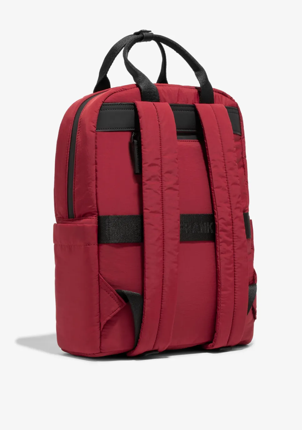 D.Franklin Multi-Pocket Nylon Backpack Red|Damen Rucksäcke|Backpack