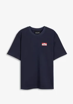 D.Franklin My Name Is Patch T-Shirt Navy|Damen T-Shirts|T-Shirts