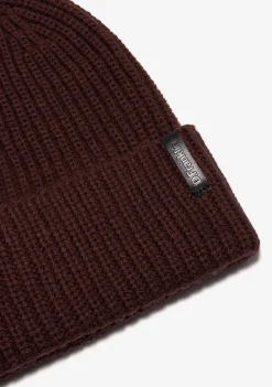 D.Franklin Nordic Basic Fisherman Beanie Brown|Damen Mützen, Schals Und Handschuhe|Mützen, Schals Und Handschuhe