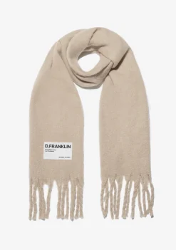 D.Franklin Nordic Basic Scarf Taupe|Damen Mützen, Schals Und Handschuhe
