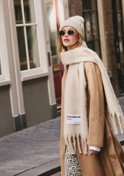 D.Franklin Nordic Basic Scarf Taupe|Damen Mützen, Schals Und Handschuhe