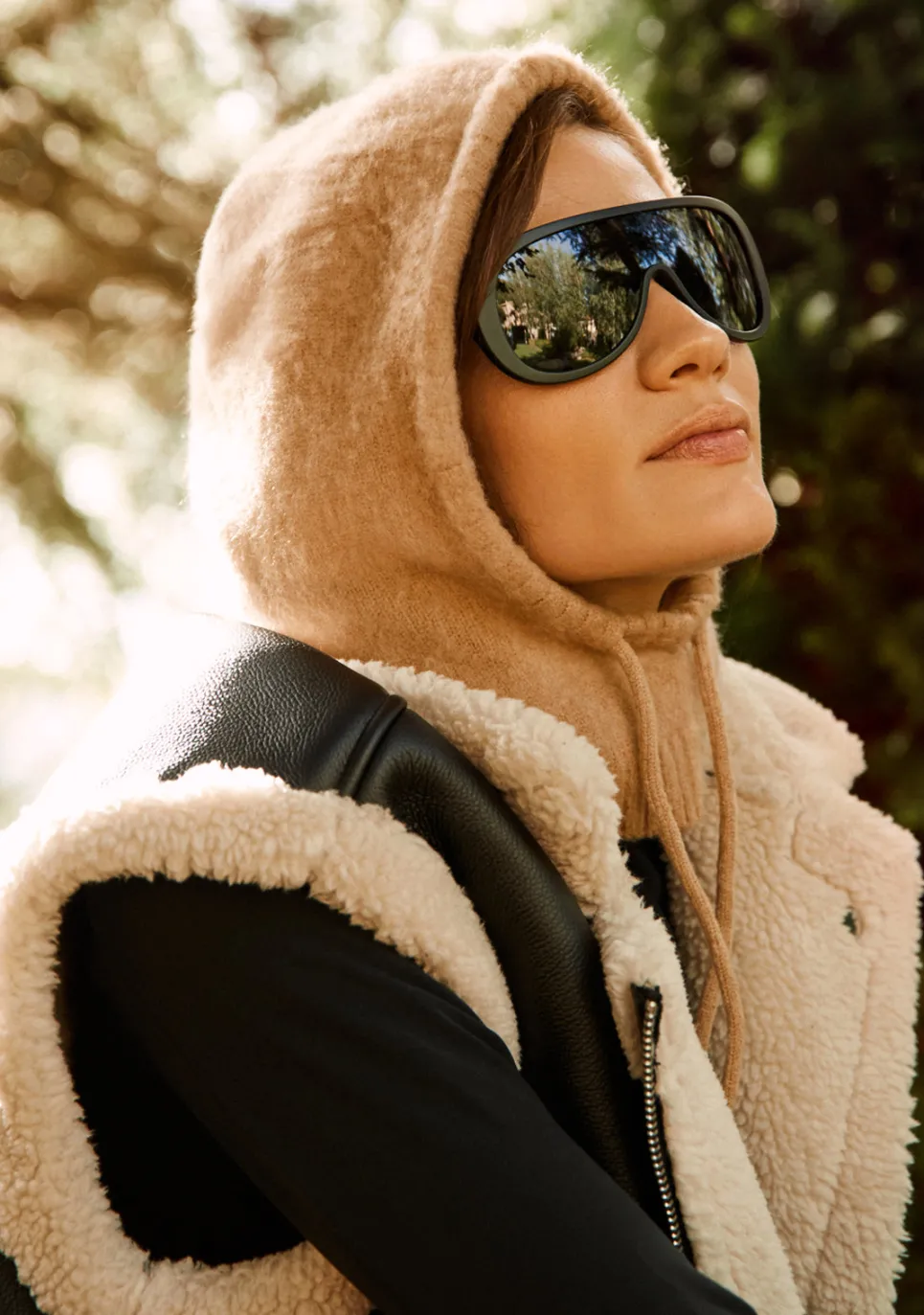 D.Franklin Nordic Bomb Knitted Balaclava Khaki|Damen Mützen, Schals Und Handschuhe