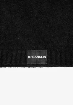 D.Franklin Nordic Bomb Knitted Balaclava Black|Damen Mützen, Schals Und Handschuhe
