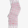 D.Franklin Nordic Bomb Plaid Scarf Grey|Damen Mützen, Schals Und Handschuhe