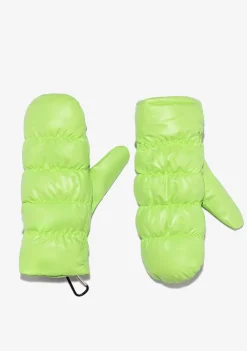 D.Franklin Nordic Bomb Puffer Mittens Green|Damen Mützen, Schals Und Handschuhe