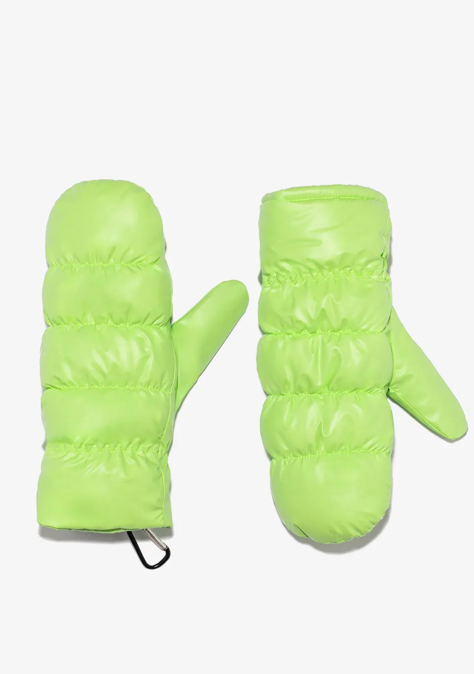 D.Franklin Nordic Bomb Puffer Mittens Green|Damen Mützen, Schals Und Handschuhe