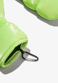 D.Franklin Nordic Bomb Puffer Mittens Green|Damen Mützen, Schals Und Handschuhe
