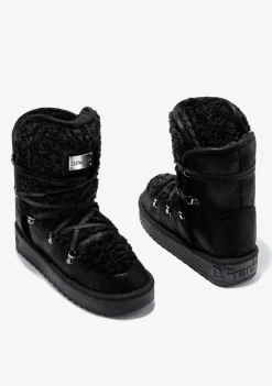 D.Franklin Nordic Fur Black|Damen Stiefel