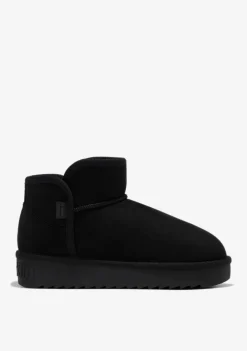 D.Franklin Nordic Low Basic Black|Damen Australische Stiefel|Stiefel