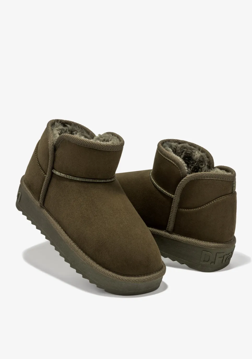 D.Franklin Nordic Low Basic Olive|Damen Australische Stiefel|Stiefel