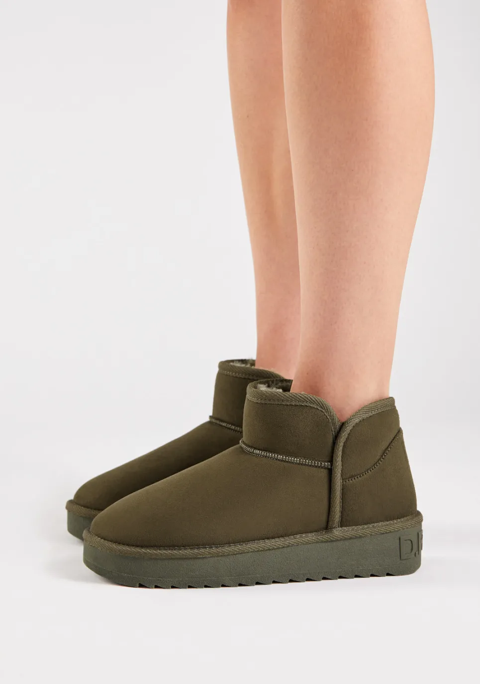 D.Franklin Nordic Low Basic Olive|Damen Australische Stiefel|Stiefel