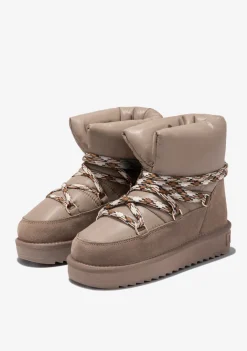 D.Franklin Nordic Nova Low Bomb Taupe|Damen Stiefel