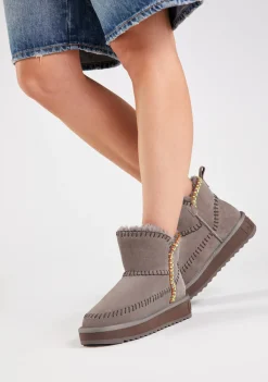 D.Franklin Nordic Nova Low Taupe|Damen Australische Stiefel|Stiefel